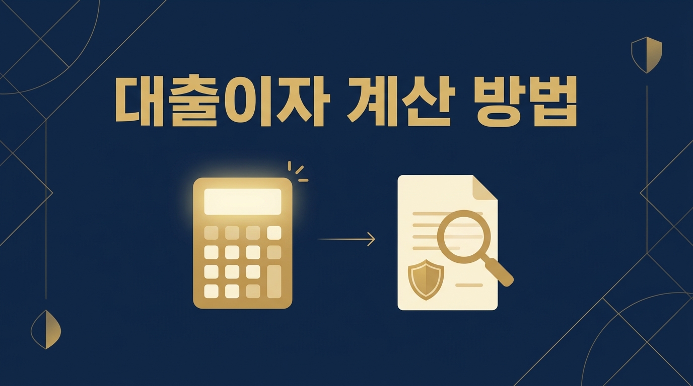 대출이자 계산 방법 2026 총정리|상환방식별 총이자 비교와 계산기 확인