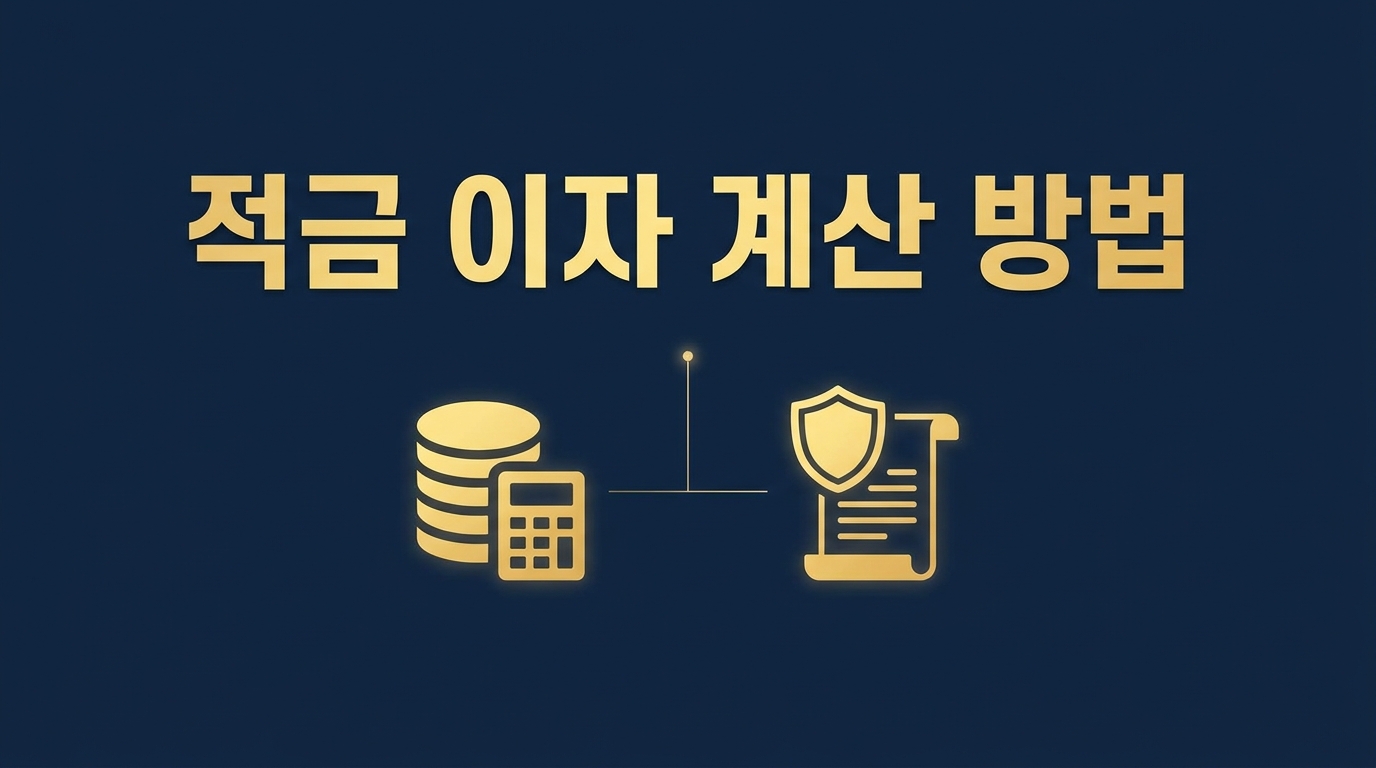 적금 이자 계산 방법 2026년 총정리 — 세후 실수령액까지