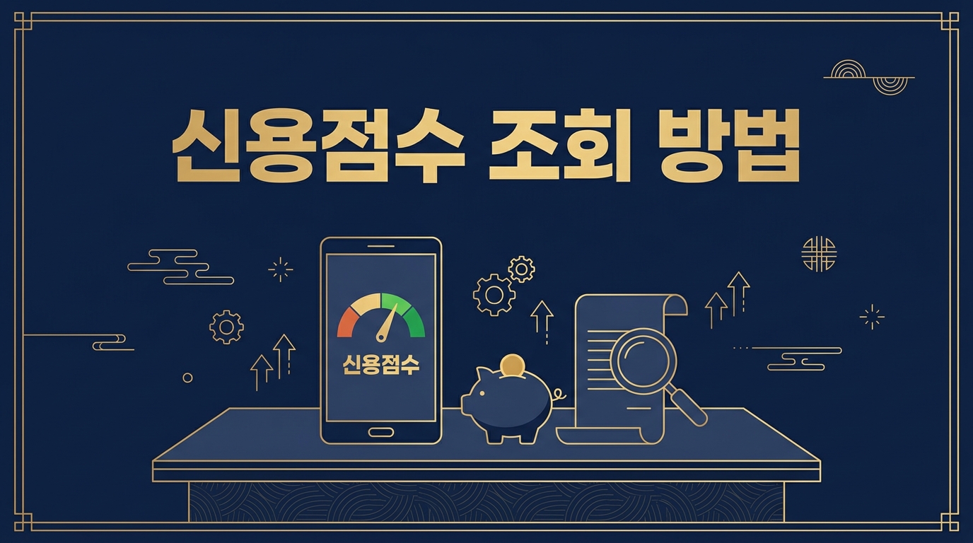 신용점수 조회 방법 2026 무료 총정리 — 조회 후 점수 올리는 4단계까지
