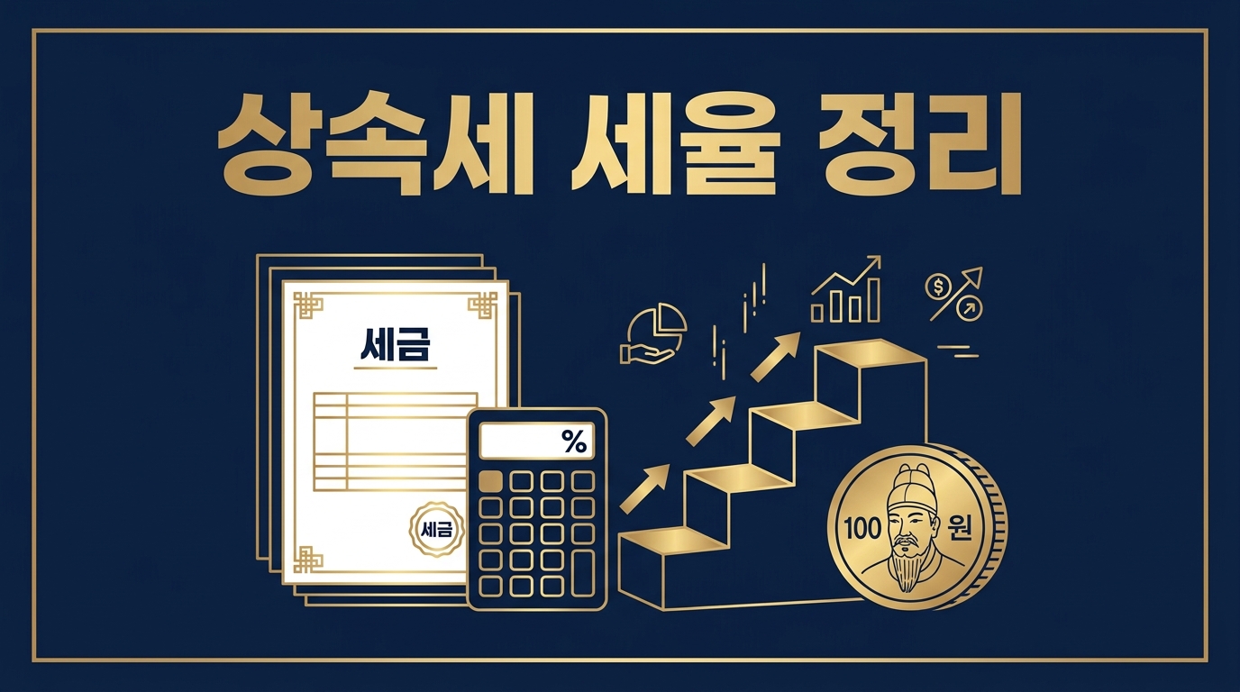상속세 세율 정리 2026년 5단계 구간표와 공제 한도, 실제 세액 계산까지