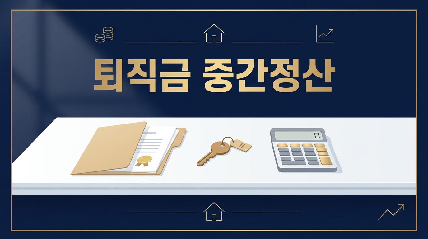 퇴직금 중간정산 사유 7가지와 신청 서류, 2026년 기준 정리