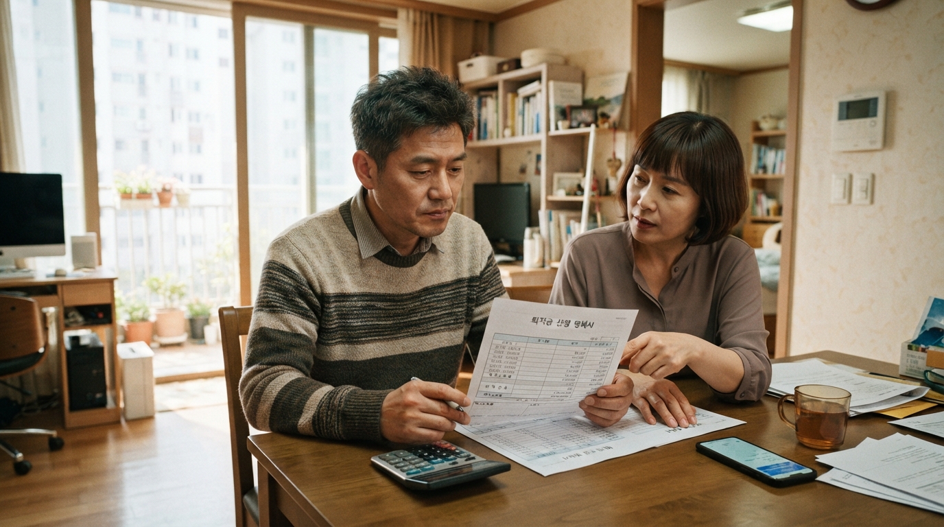 퇴직금 정산 평균임금과 통상임금 비교 기준 — 육아휴직 병가 휴업 기간 제외 계산 방법 도식
