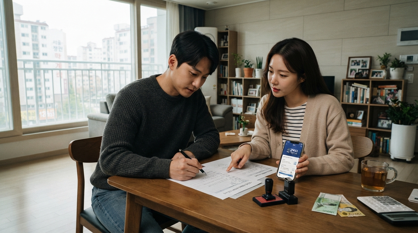 전세 연장계약서 묵시적 갱신·계약갱신청구권·합의 갱신 방식별 계약서 작성 여부 비교 안내 이미지