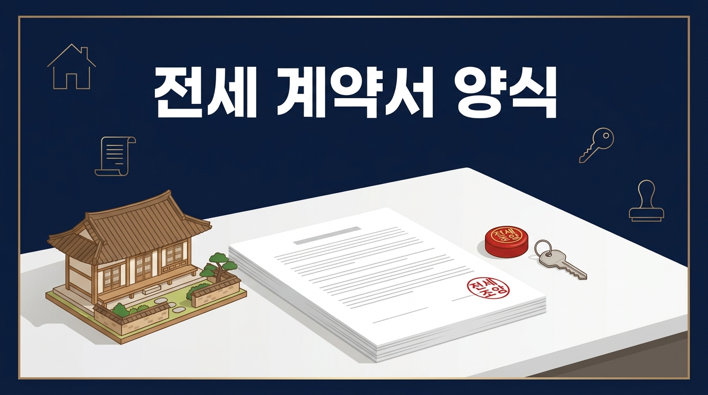 전세 계약서 양식 항목별 작성법과 계약 후 3단계 절차 총정리
