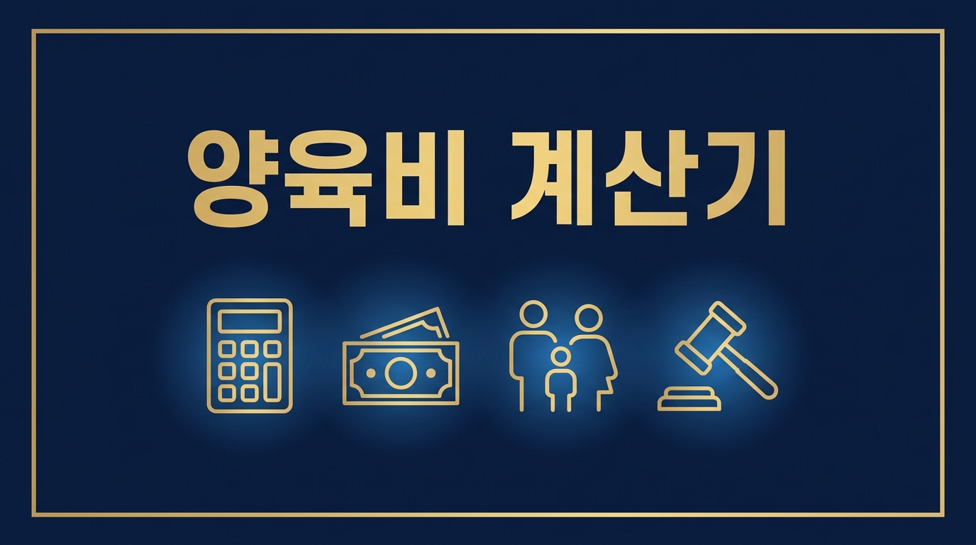 양육비 계산기 — 소득·나이별 금액 4단계로 바로 산출 (2026년)